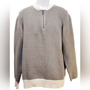 Sean‎ John Grey Chevron Pattern Sweater Size XXL